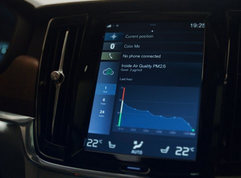 Spoločnosť Volvo Cars predstavila vo svojich nových modeloch technológiu zlepšovania vzduchu